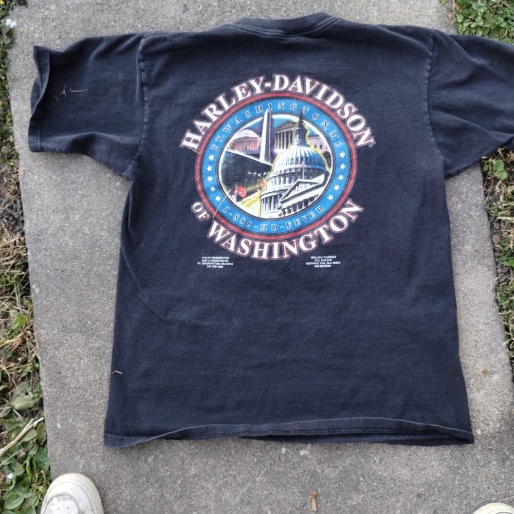 Harley Davidson Mens Shirt VINTAGE - Picture 3 of 3